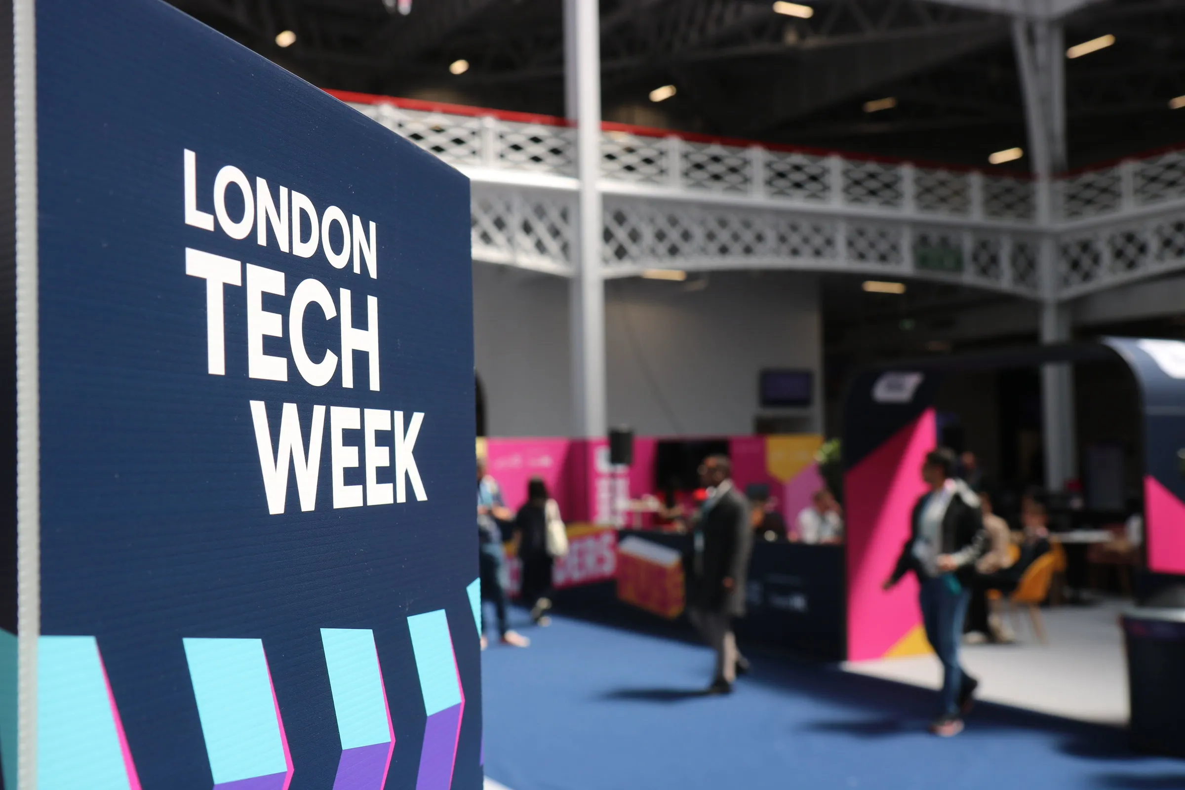 Visitors on the floor at London Tech Week